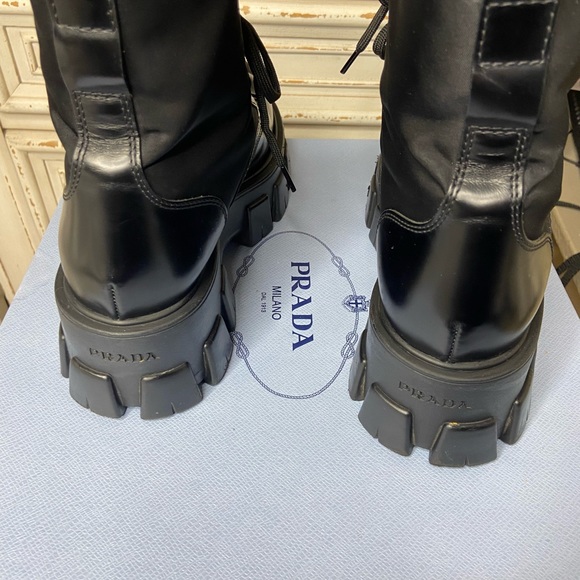 Prada Monolith Boots - Picture 4 of 10